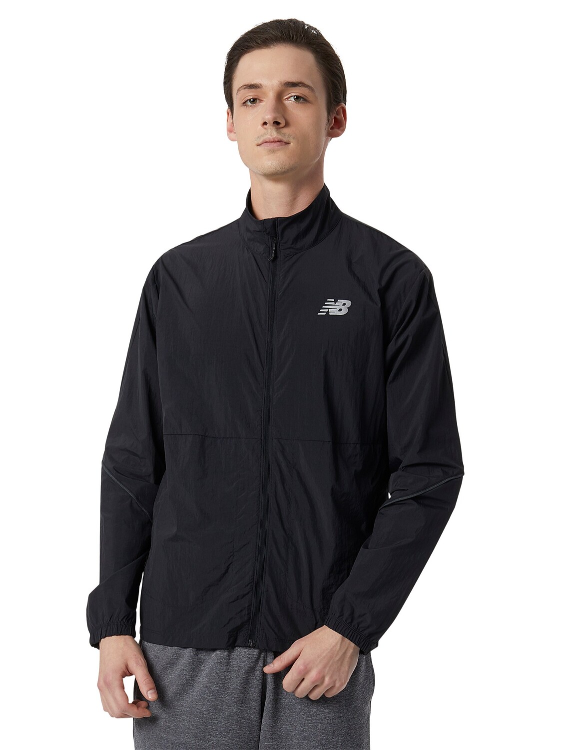 

Складная куртка Impact Run — мужская New Balance, черный