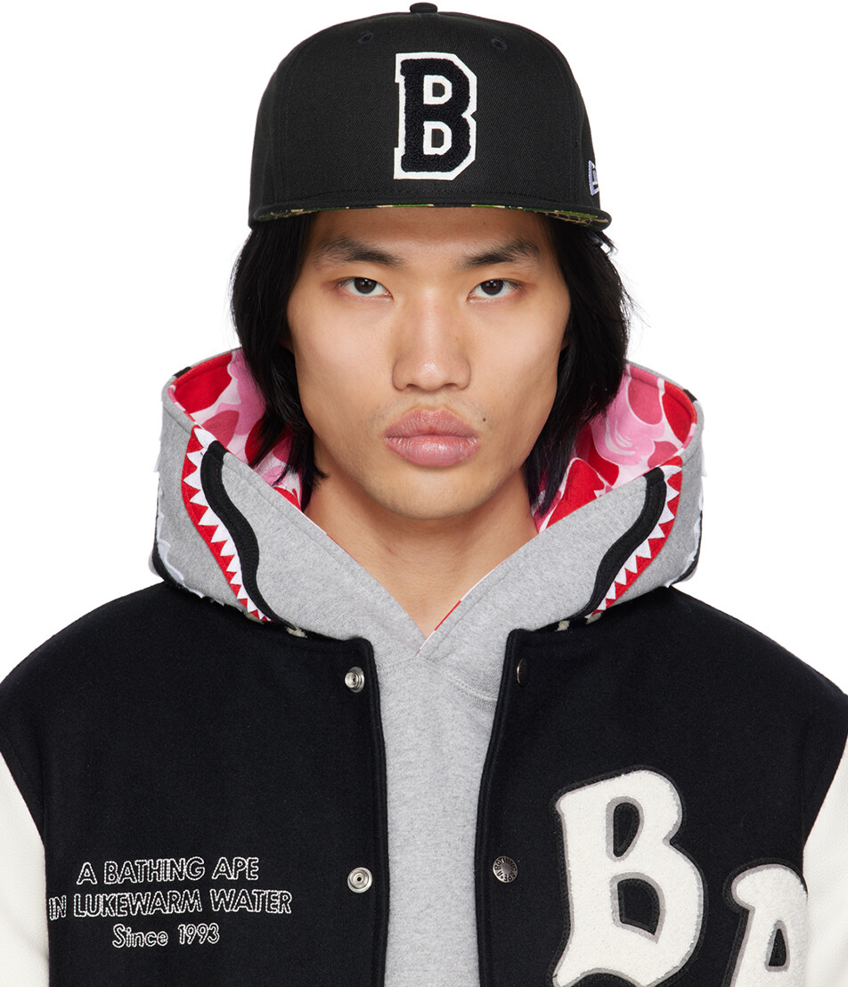 

Черная кепка New Era Edition 9Fifty BAPE