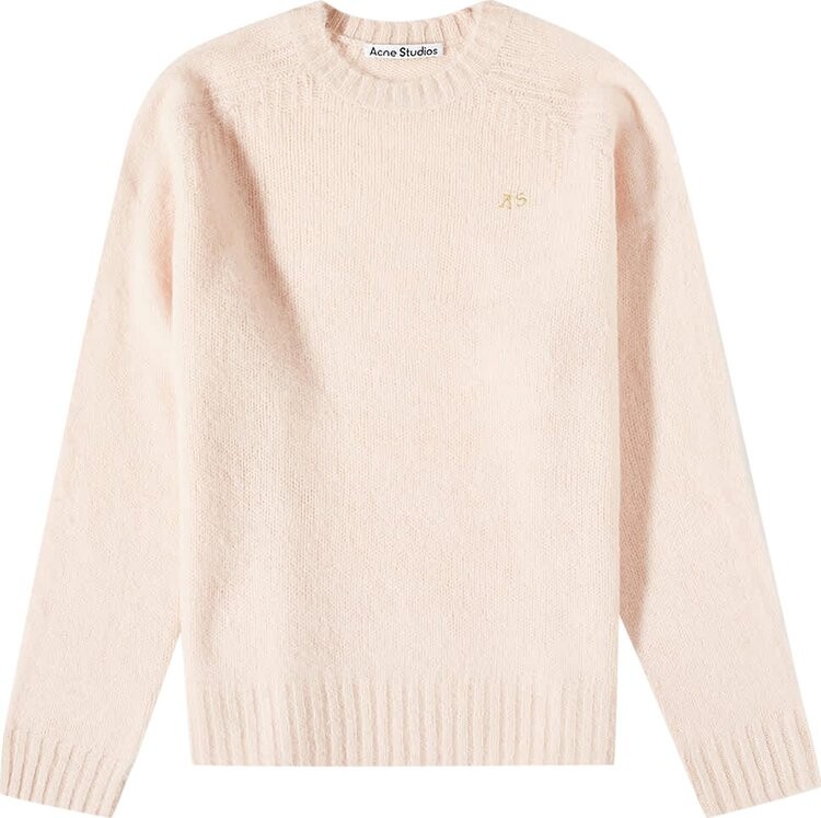 

Толстовка Acne Studios Wool Crewneck Jumper 'Powder Pink', розовый