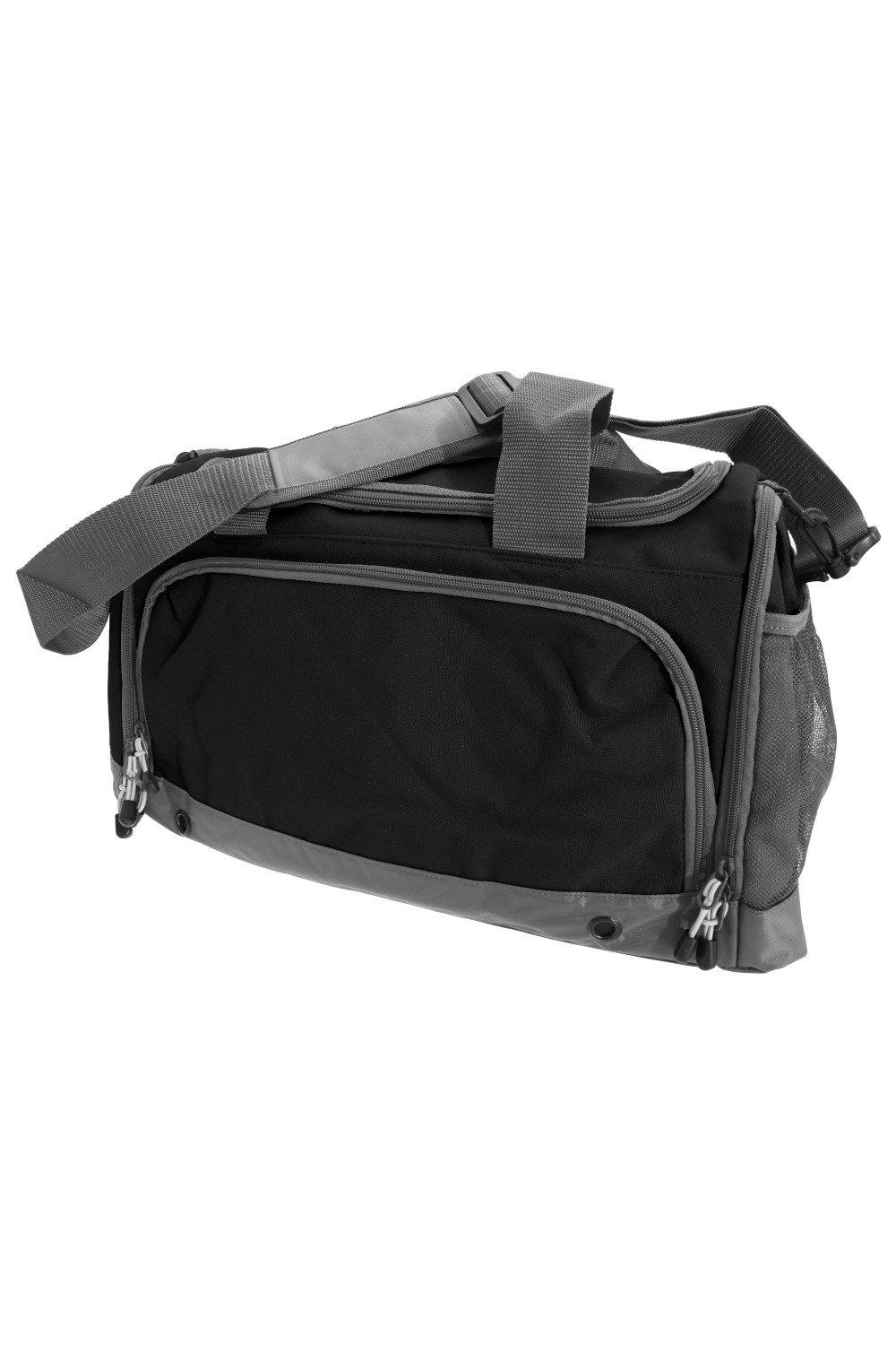 Спортивная сумка/спортивная сумка Bagbase, черный спортивная сумка janus orucase черный