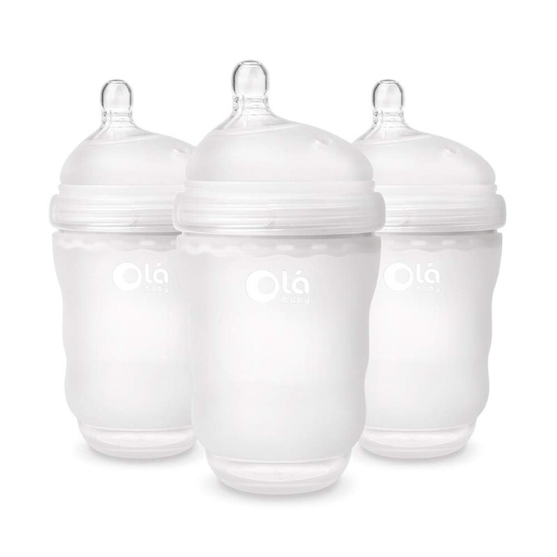 

Бутылочки для кормления 3 шт. по 235 мл Olababy Anti-Colic, белый