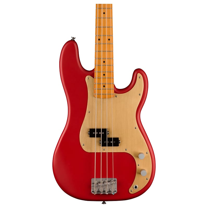 Squier 40th Anniversary Precision Bass, Vintage Edition, Satin Dakota Red 379530554