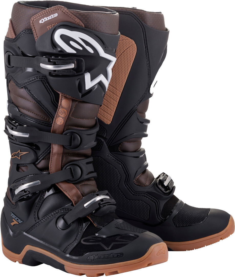 

Alpinestars Tech 7 Enduro Мотоциклетные ботинки, черный/коричневый