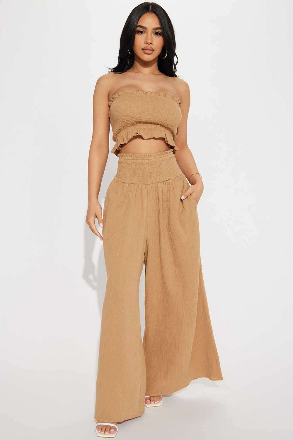

Брюки Fashion Nova HF23F550SET, серо-коричневый