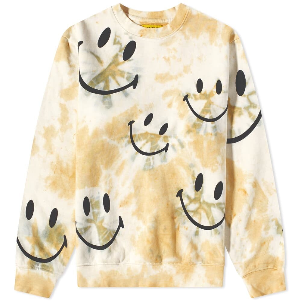 

Толстовка Market Smiley Shibori Dye Crew Sweat, Белый