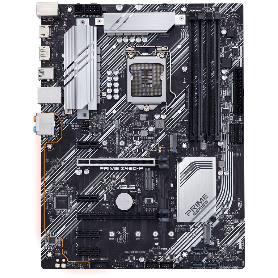 Материнская плата ASUS PRIME Z490-P, LGA1200, DDR4 - фото