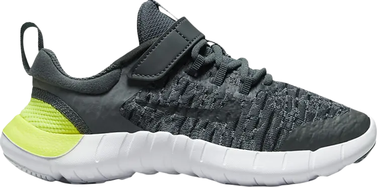 

Кроссовки Nike Free RN 2021 PS 'Iron Grey Volt', серый