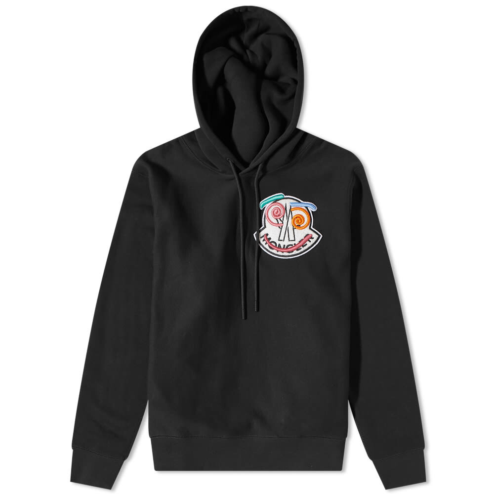 

Толстовка Moncler Genius Large Logo Popover Hoody, Черный