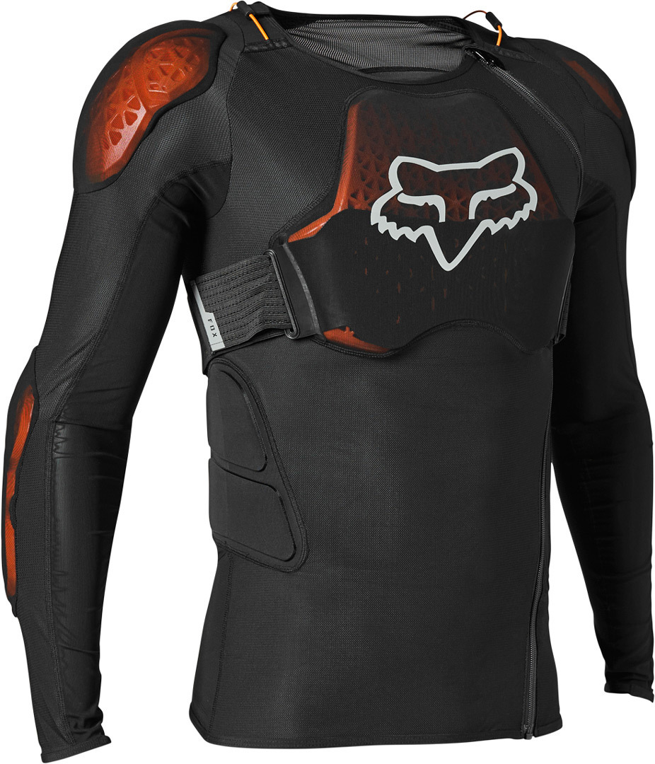 цена Защитная куртка FOX Baseframe Pro D3O, черный/красный