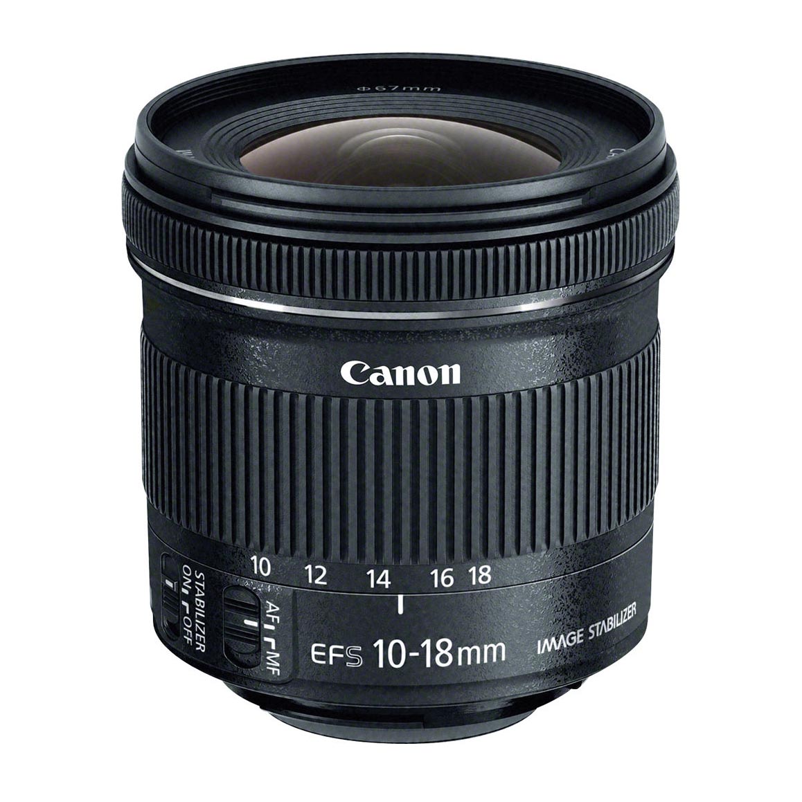 Объектив Canon EF-S 10-18mm f/4.5-5.6 IS STM, черный viltrox ef r2 ef ef s на байонет eos r rp автофокус