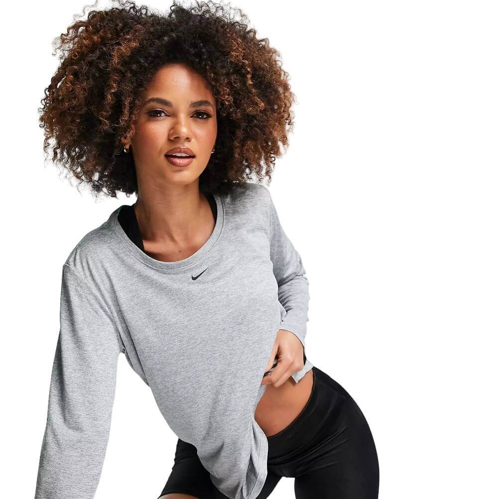 

Футболка Nike Training One Dri-Fit Standard Fit Long Sleeve, серый