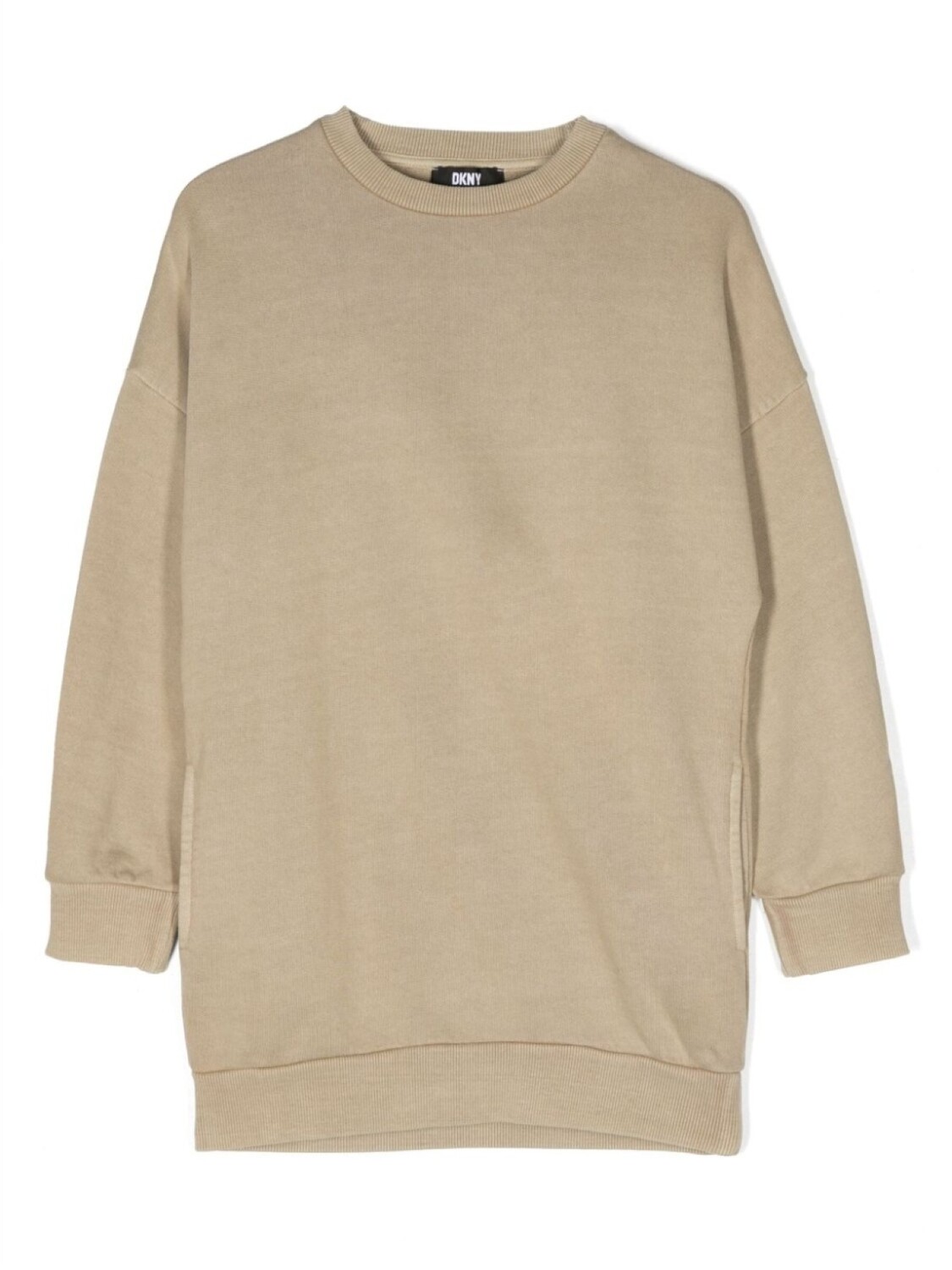 

DKNY платье с логотипом, зеленый