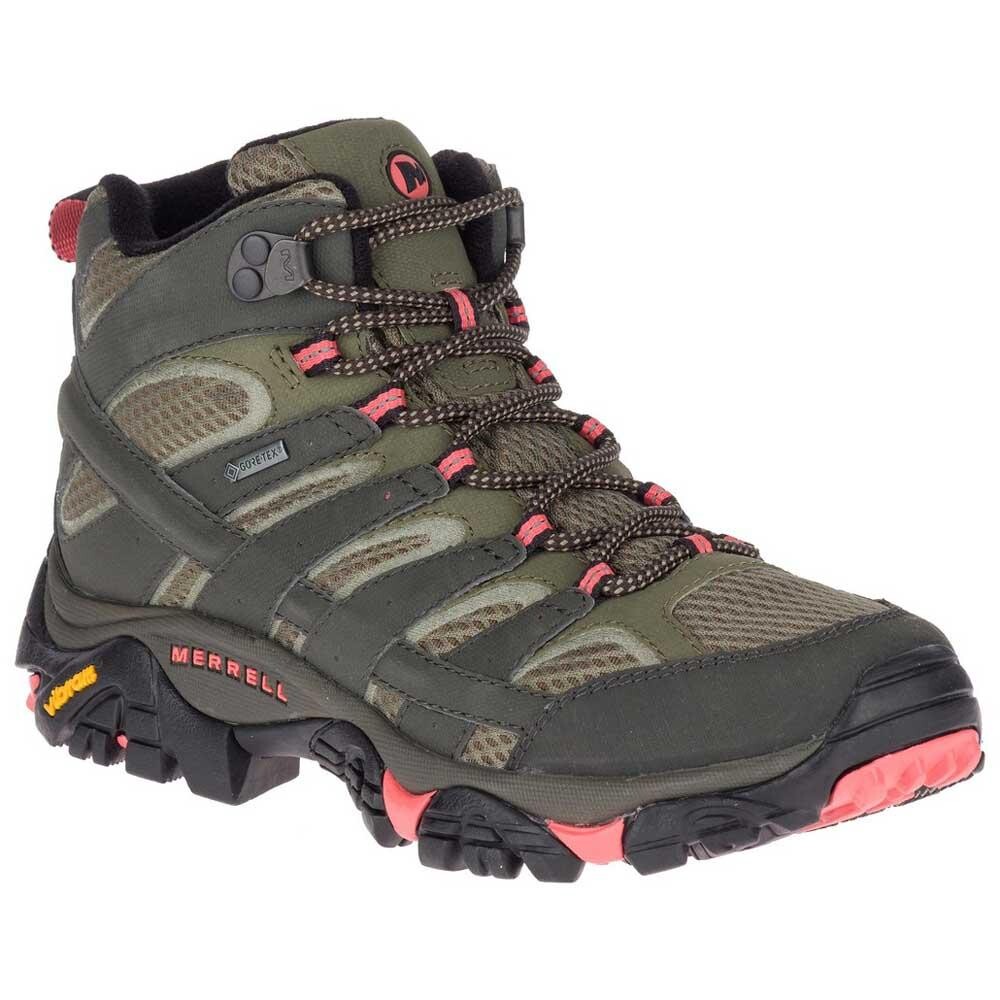 

Походные ботинки Merrell Moab 2 Mid Goretex, зеленый