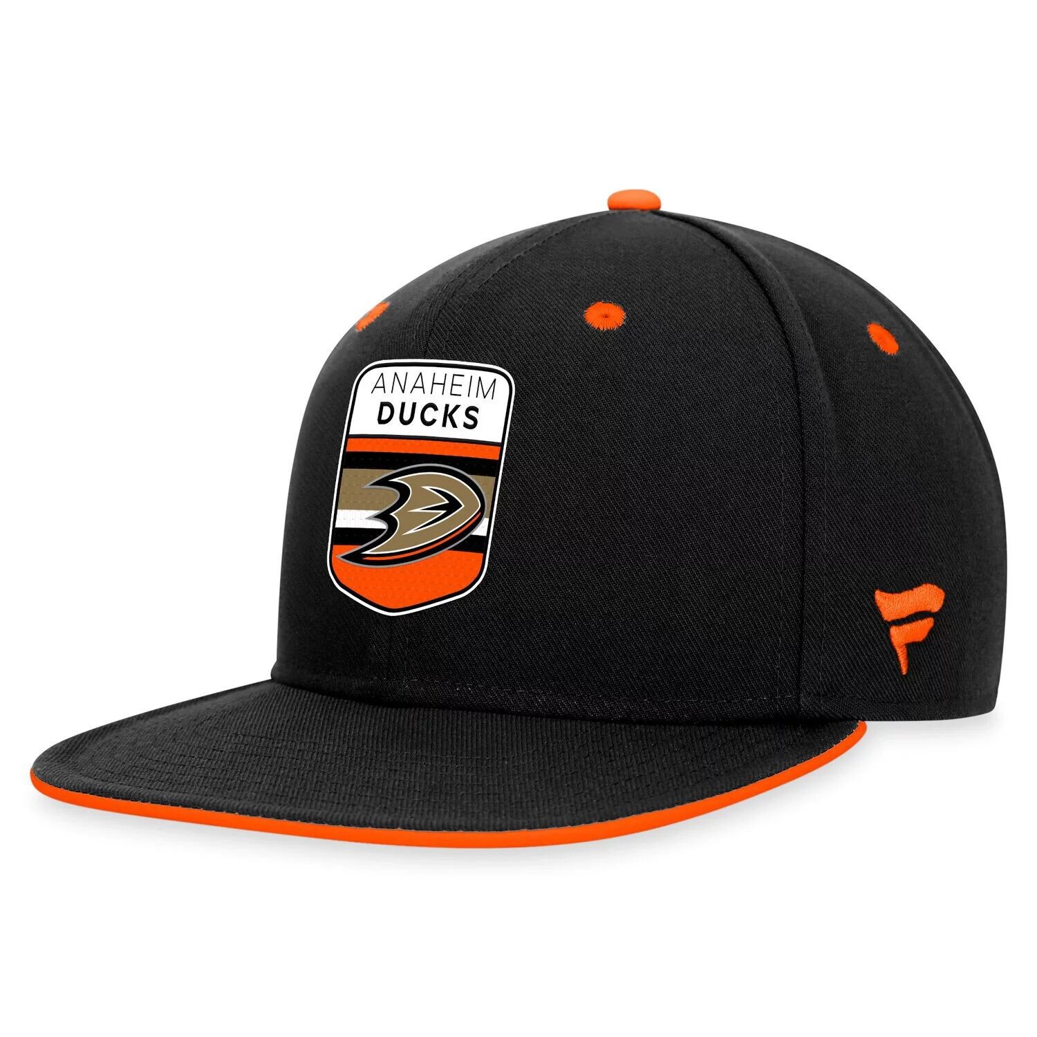 

Мужская кепка с логотипом Fanatics Black Anaheim Ducks Draft NHL 2023