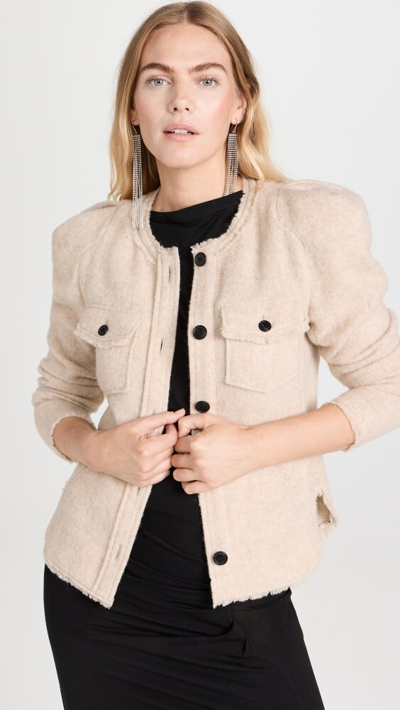 

Куртка Isabel Marant Étoile Nelly, экру