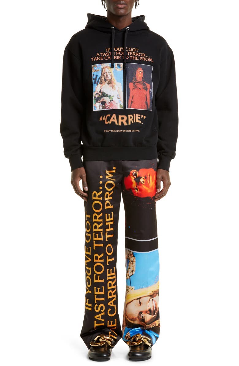 

Толстовка Carrie с изображением плаката с учетом гендерных факторов JW ANDERSON, черный