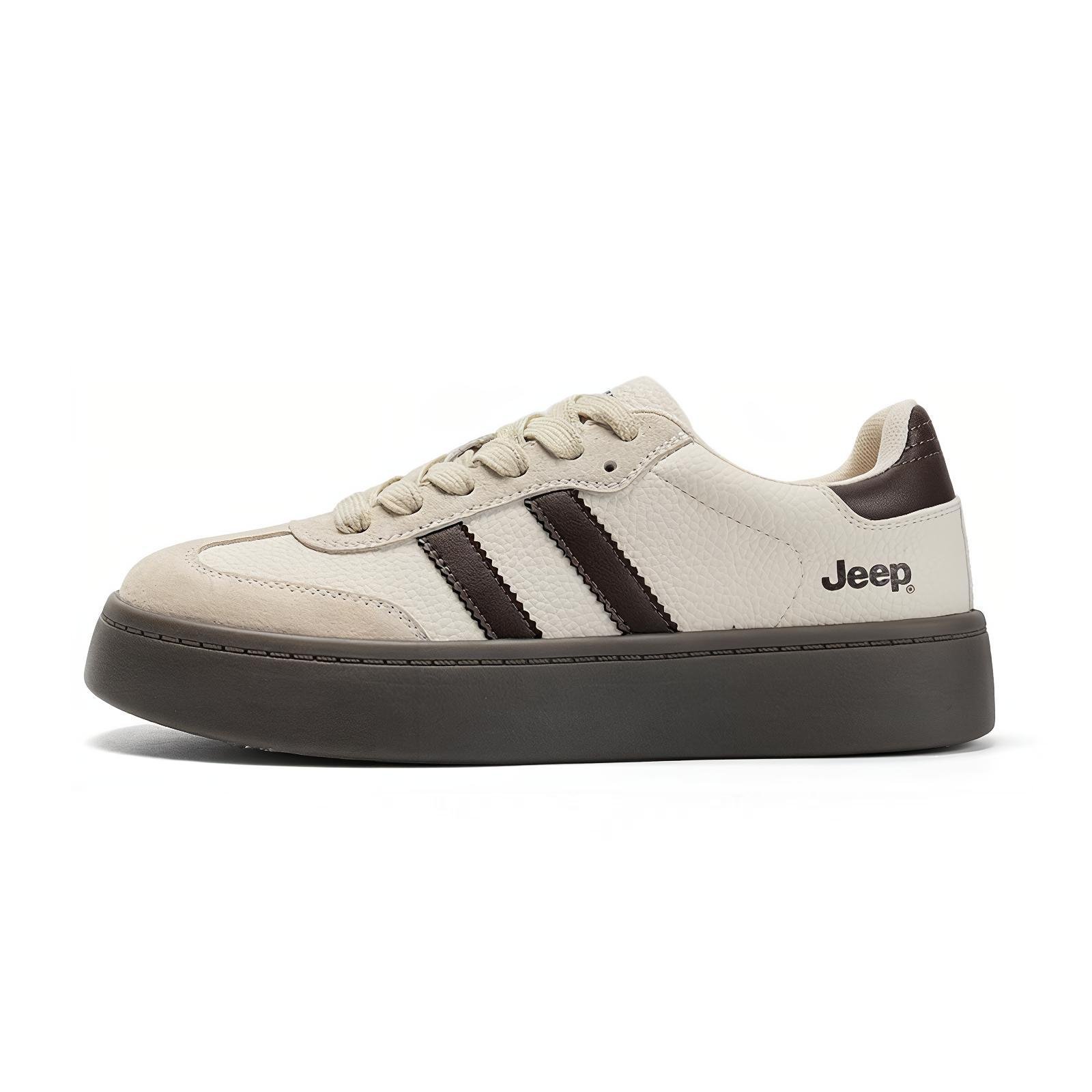 

Кроссовки Jeep Skateboarding Shoes Women's Low-top White, белый/серый