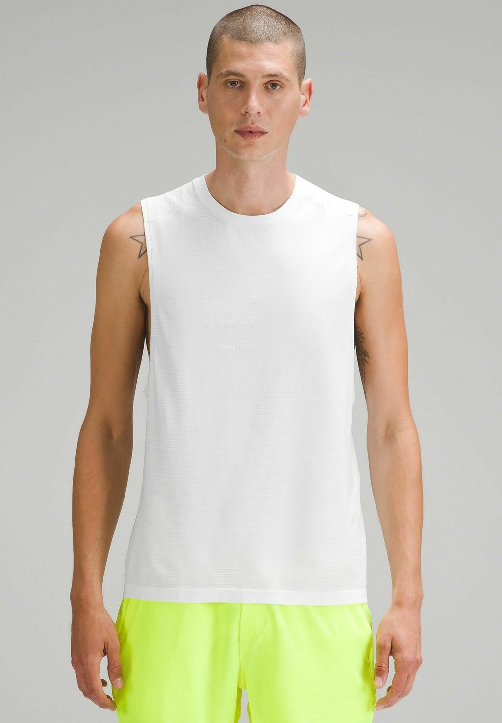 

Топ Metal Vent Tech Sleeveless lululemon, белый