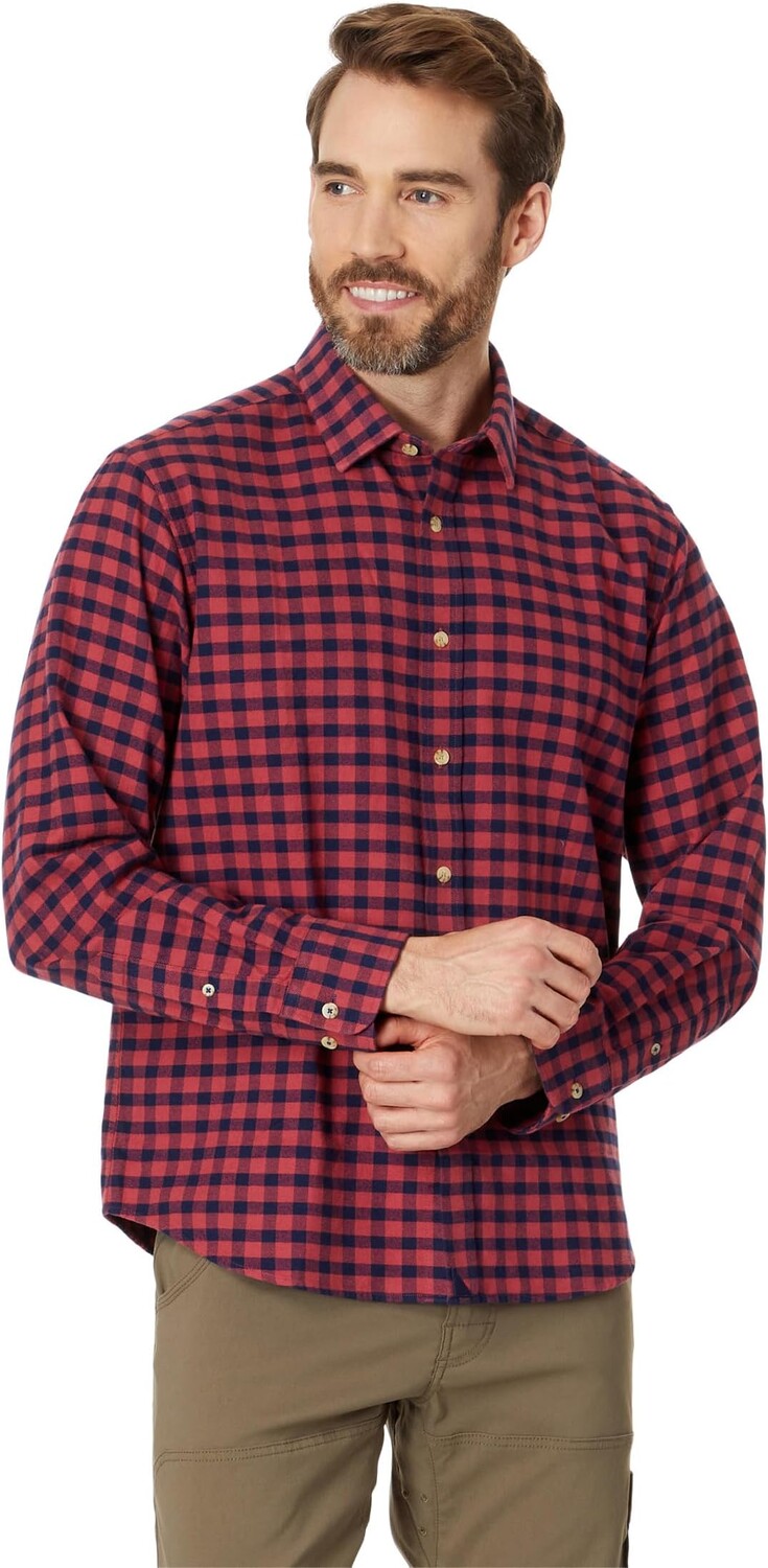 

Фланелевая рубашка Bricco UNTUCKit, цвет Mid Red