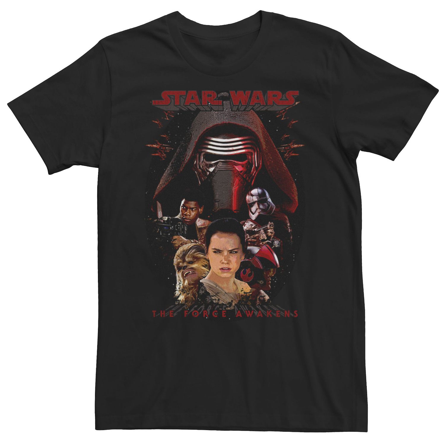 Мужская футболка The Force Awakens Group Shot Star Wars