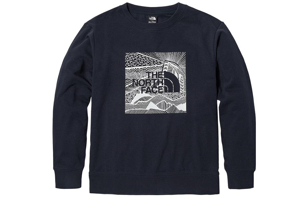 

Толстовка The North Face с принтом, синий