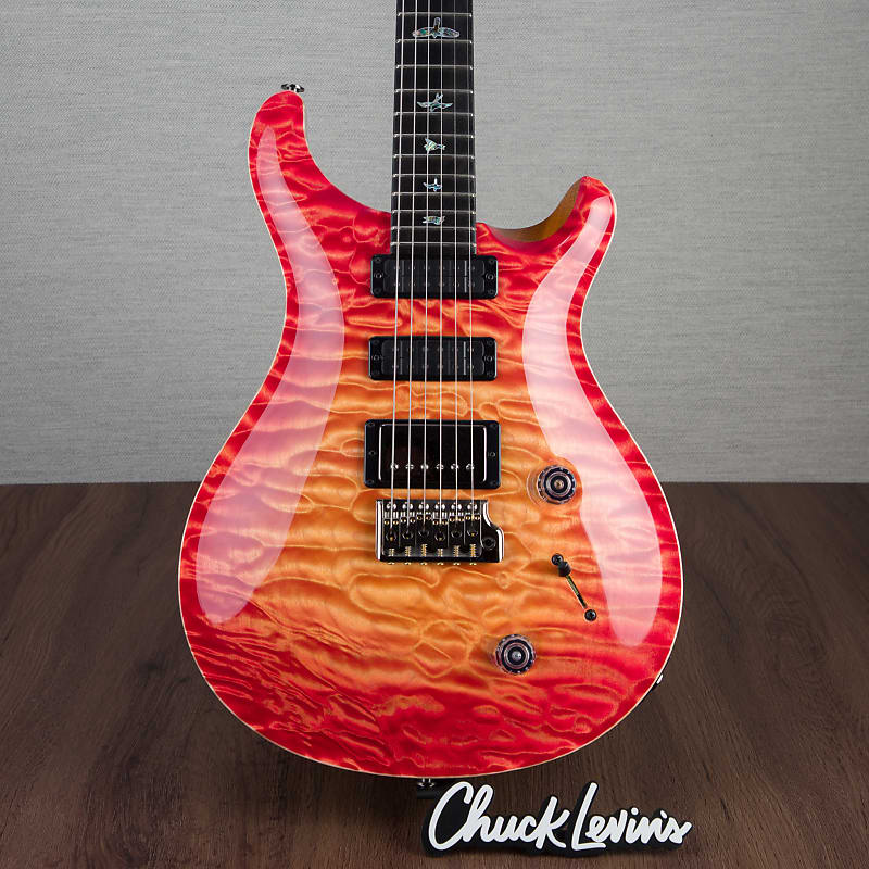Электрогитара PRS Private Stock Studio Electric Guitar - Blood Orange Glow - #220345498 - Display Model