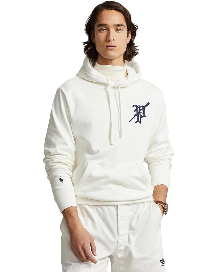 

Худи Polo Ralph Lauren Appliquéd Fleece, белый