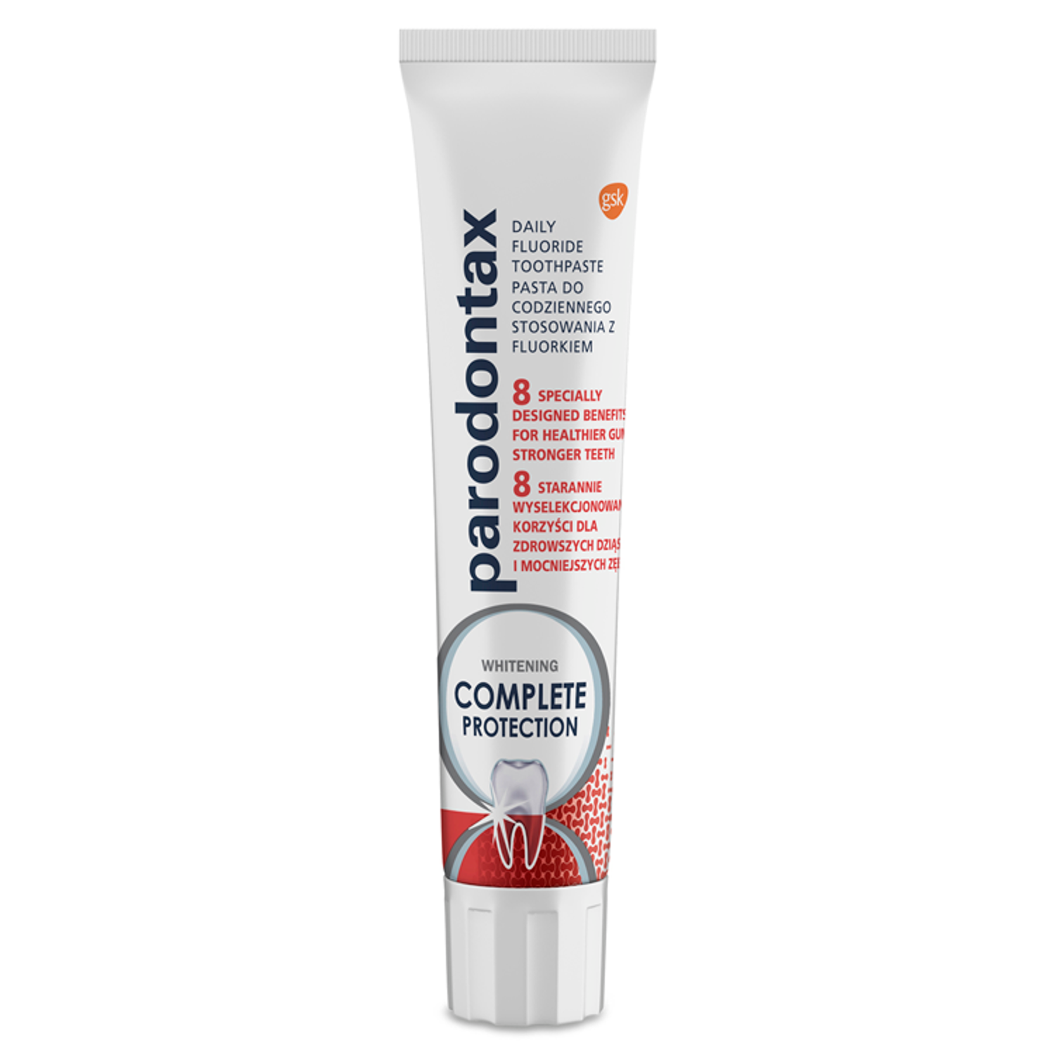 цена Parodontax Complete Protection Whitening отбеливающая зубная паста, 75 мл