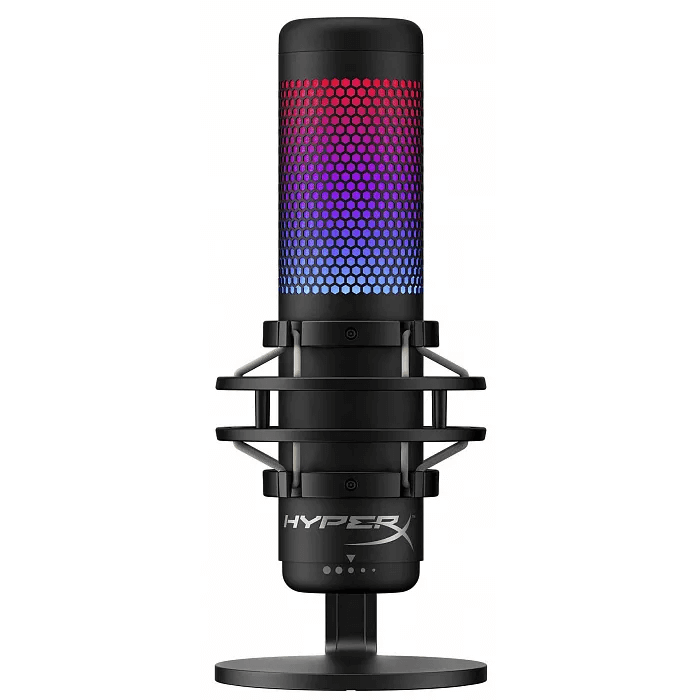 Микрофон HyperX QuadCast S, черный микрофон hyperx procast microphone черный [699z0aa]