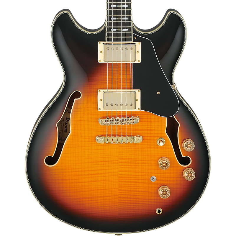 Ibanez JSM10VYS Фирменная гитара Джона Скофилда с футляром - Vintage Yellow Sunburst Ibanez JSM10VYS John Scofield Signature Guitar w/Case - john scofield