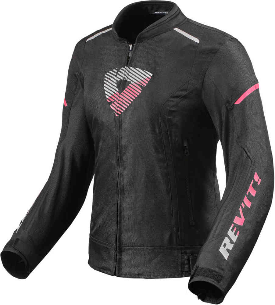 цена Женская мотоциклетная текстильная куртка Sprint H20 Revit, черный/розовый