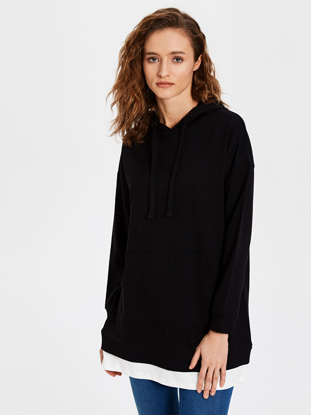 

Толстовка Ткань Женская Туника LCW Modest