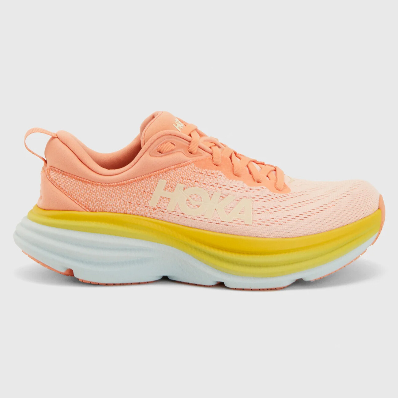 

Кроссовки Bondi 8 Hoka, коралловый,персиковый, Красный