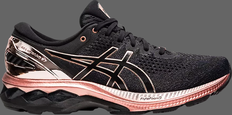 Кроссовки wmns gel kayano 27 'black rose gold' Asics, черный - фото