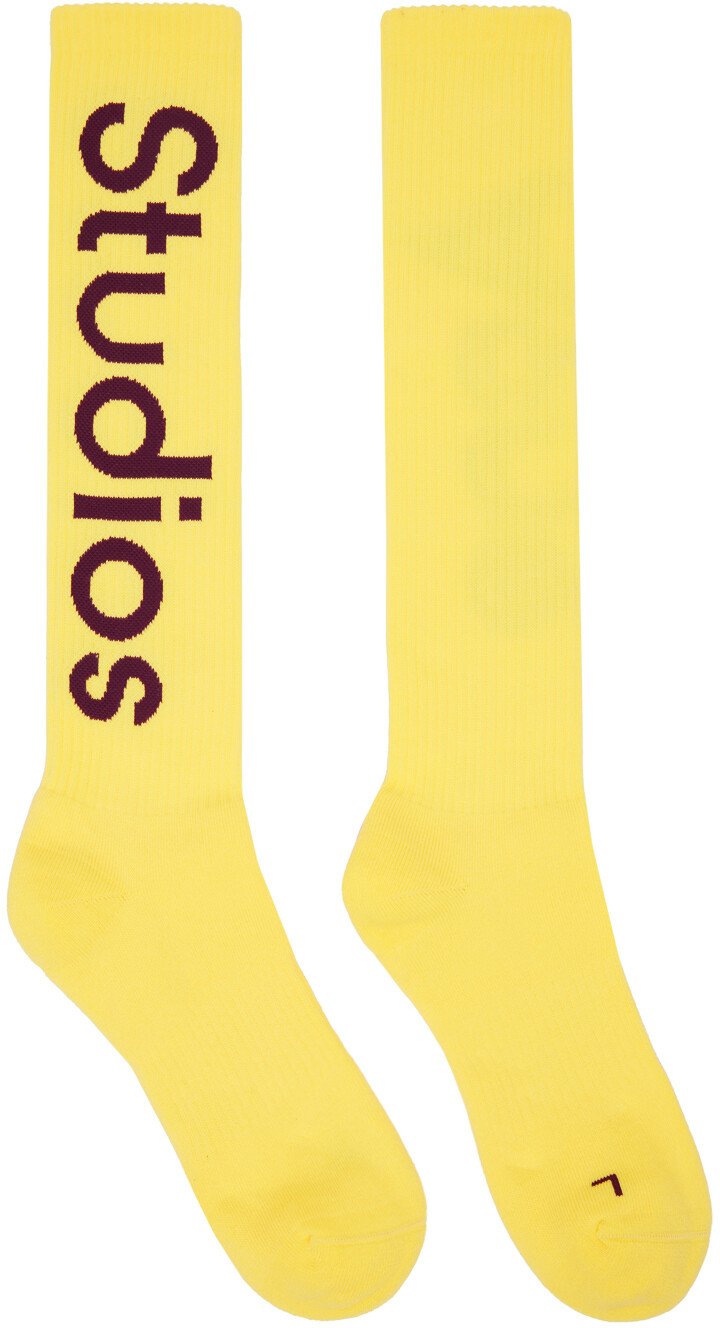 

Желтые гольфы Acne Studios