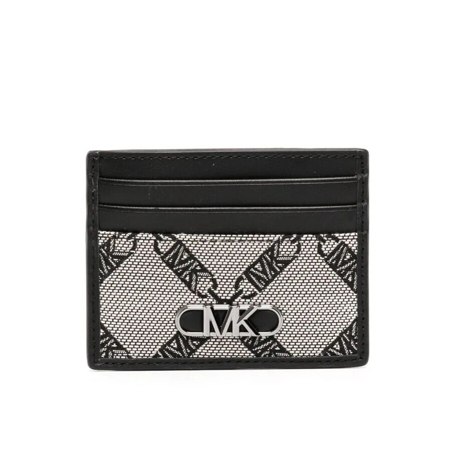 

Визитница Michael Michael Kors Hudson Empire Logo Jacquard, черный