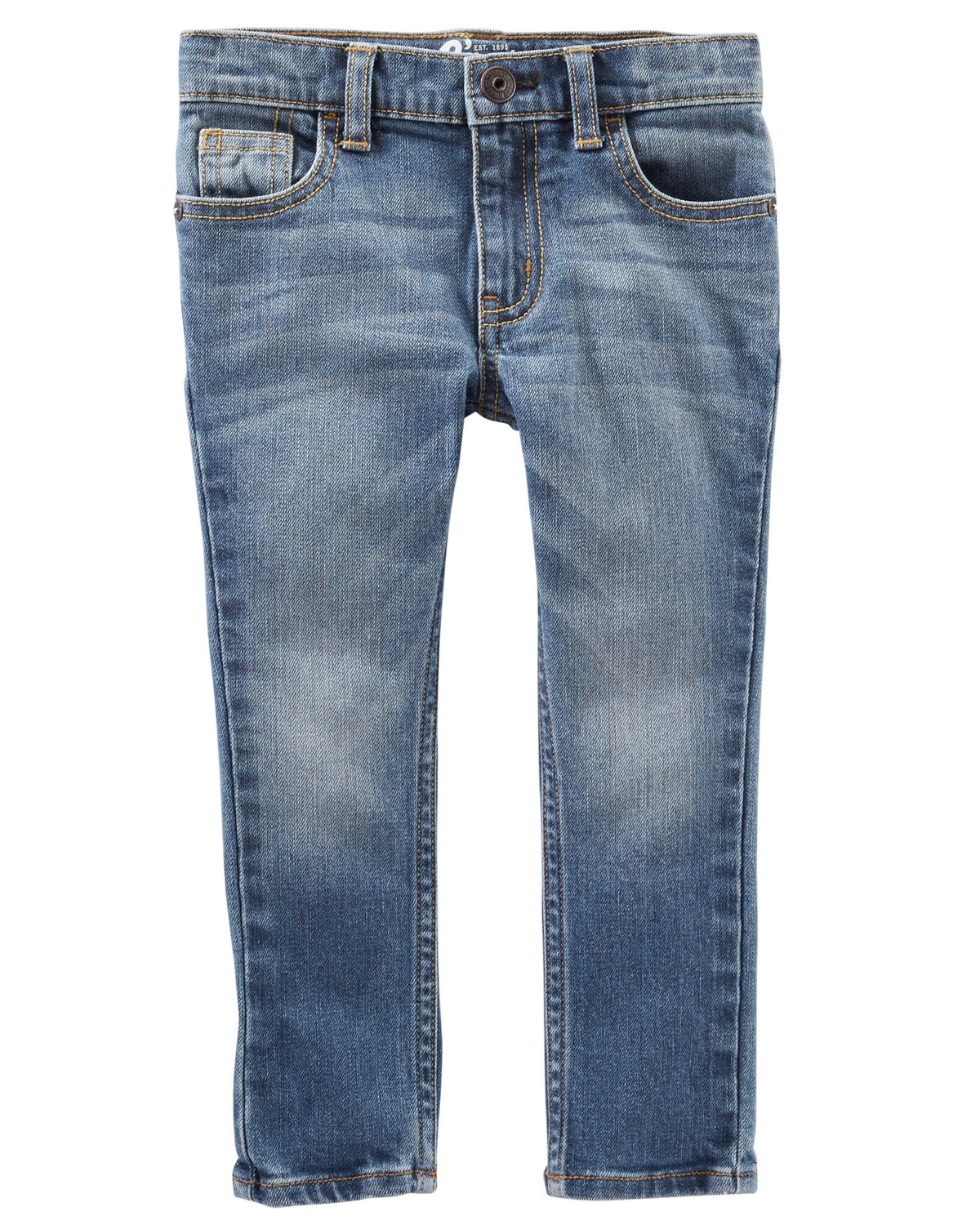 

Яркие выстиранные джинсы Baby Skinny Leg Indigo Carter's