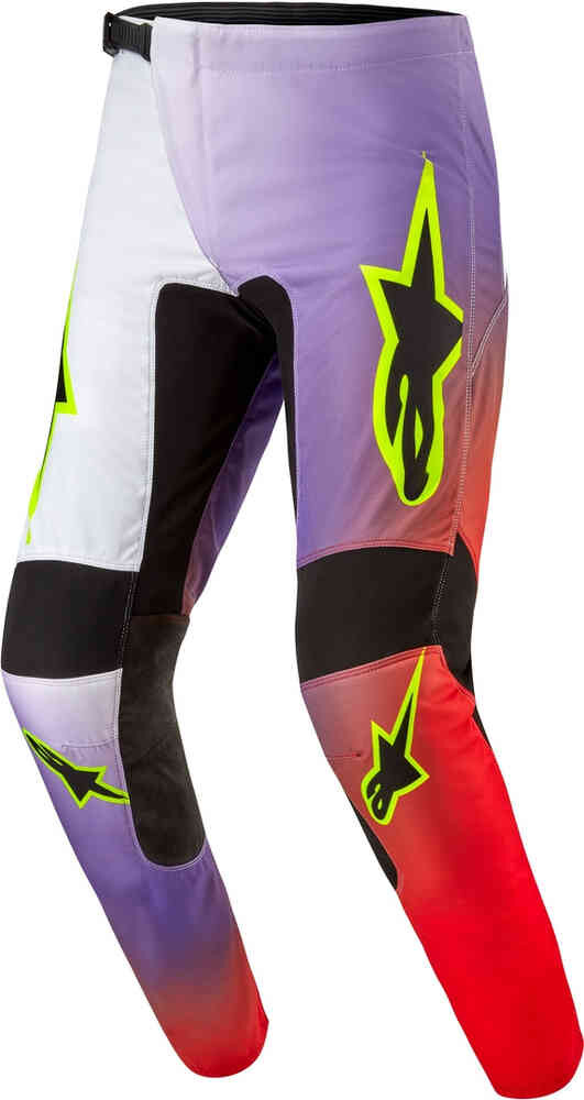 

Брюки Fluid для мотокросса Lucent Alpinestars, черный/красный/фиолетовый