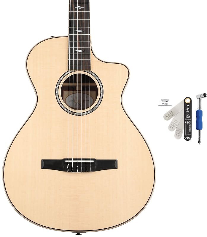 

Гитара Taylor 812ce-N Grand Concert с нейлоновыми струнами - натуральный комплект с набором для измерения и регулировки рельефа шеи с анкерным стержнем MusicNomad для гитар Taylor Taylor + MusicNomad C801001303800077000=1 MN610=1