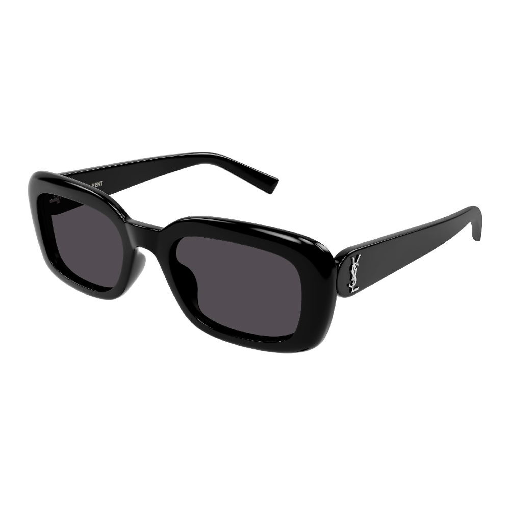 Солнцезащитные очки Saint Laurent, черный saint laurent sl 422 002 52 черный металл