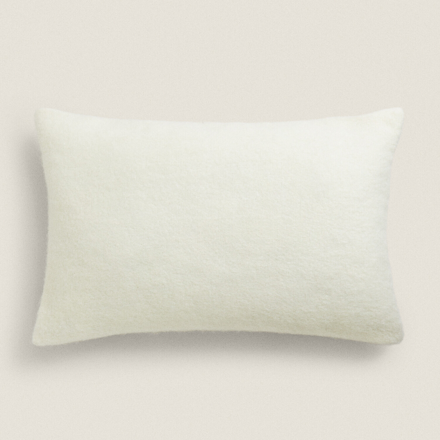 

Чехол для подушки Zara Home Plain Wool Blend, кремово-белый
