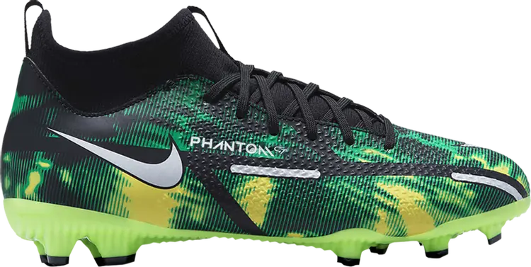 

Бутсы Nike Phantom GT2 Academy DF MG GS 'Shockwave', зеленый