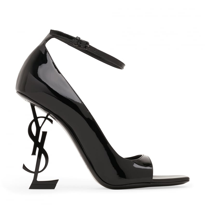 

Туфли SAINT LAURENT Opyum open-toe pumps , черный