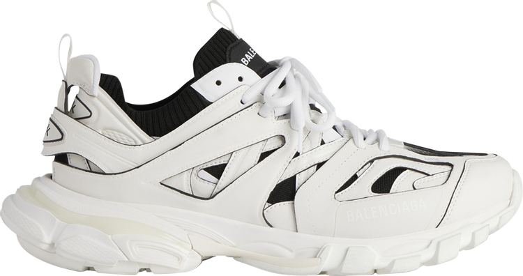 цена Кроссовки Balenciaga Track Sock Sneaker 'White Black', белый