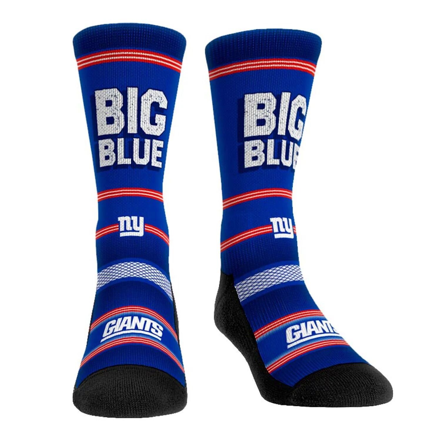 

Носки Youth Rock Em Носки Crew со слоганом команды New York Giants Unbranded