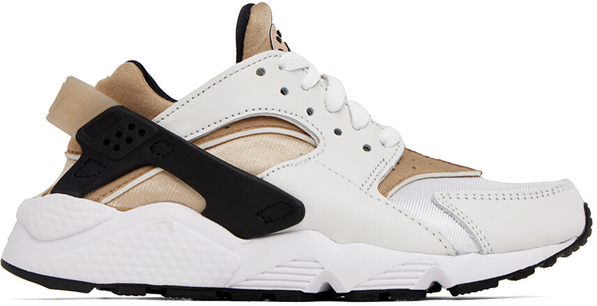 

Бело-бежевые кроссовки Air Huarache Nike