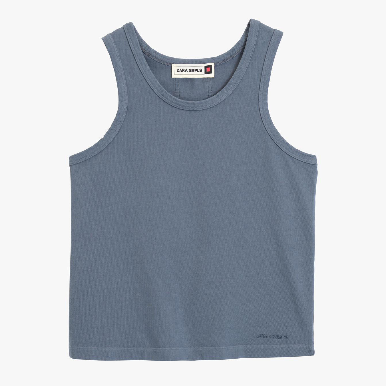 

Топ Zara 12, синий хаки