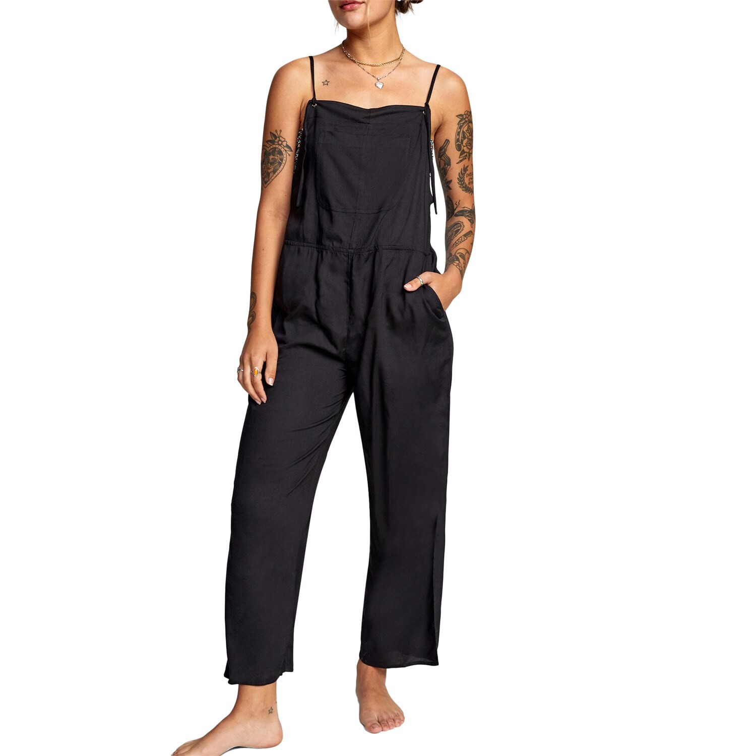 

Легкий комбинезон RVCA Zula Jumper, черный