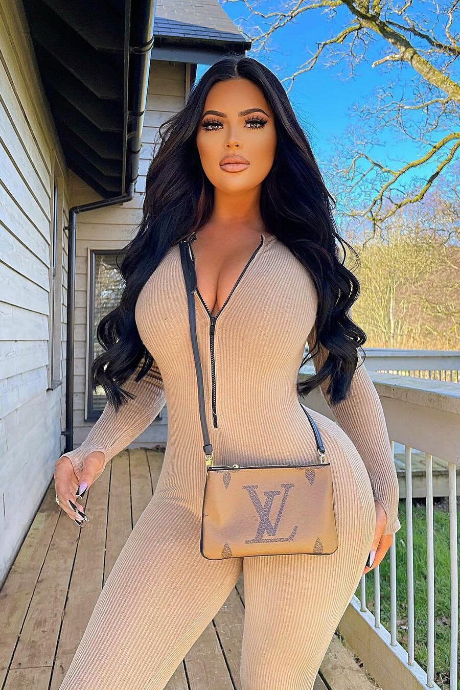 

Комбинезон Fashion Nova AJ2570FN, песочный