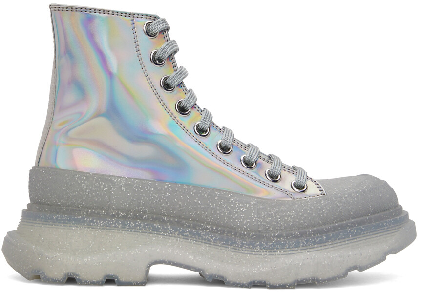 

Высокие кроссовки Silver Tread Slick Alexander McQueen